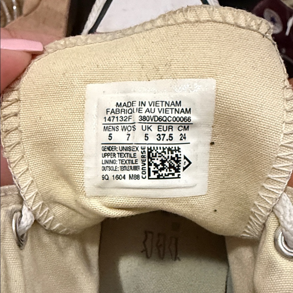 Converse Pink Women's High Top Sneakers - Picture 2 of 2